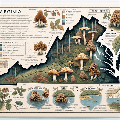 Mapping Your Path To Adventure A Morel Mushroom Hunting Map For