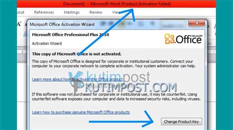 Cara Mengatasi Ms Office Activation Failed Nomleaf