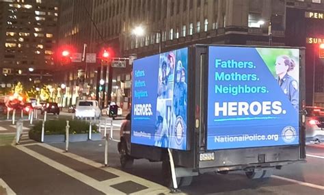 The National Police Association Mobile Billboard Shares The Support The