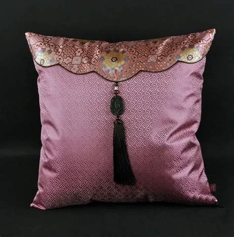 Top Grade Cushion Cover Pillowcase Bolster Chinese Silk Brocade Fabric