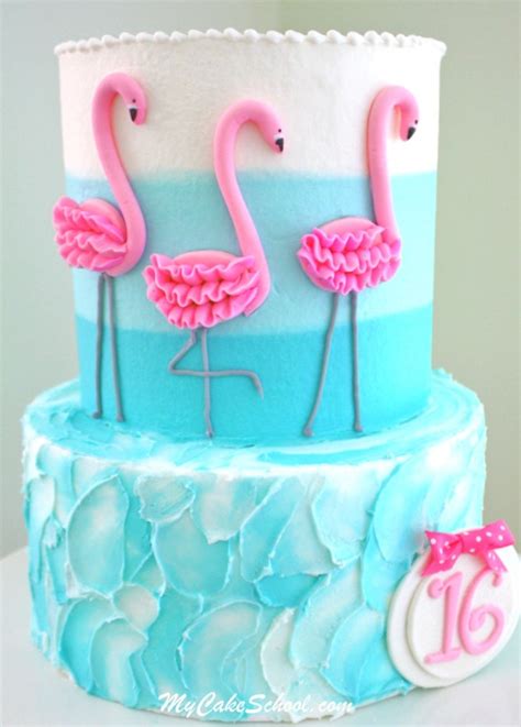 Flamingo Cake A Cake Video Tutorial My Cake School