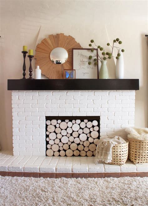 DIY Fake Fireplace Logs | Fireplace Designs