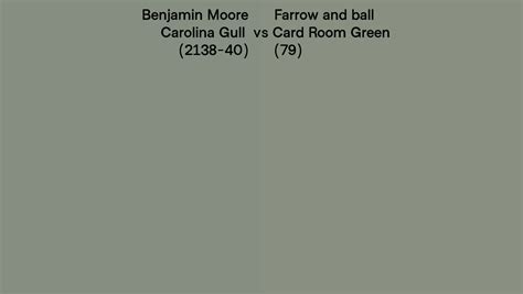 Benjamin Moore Carolina Gull 2138 40 Vs Farrow And Ball Card Room