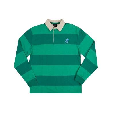 Blues Clues Embroidered Blue Character Art Long Sleeve Green Striped ...