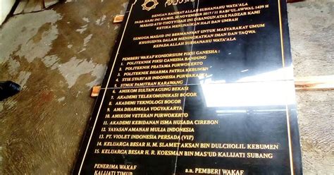 Papan Nama Granit Name Board Granit Prasasti Granit Kerajinan