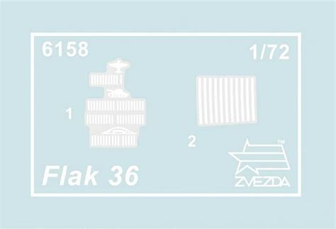 Zvezda German Heavy Anti Aircraft Gun Flak Scale