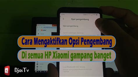 Cara Mengaktifkan Opsi Pengembang Di Semua Hp Xiaomi Youtube