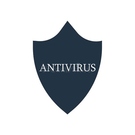 Antivirus Icon Vector Isolated On White Background Antivirus Sign