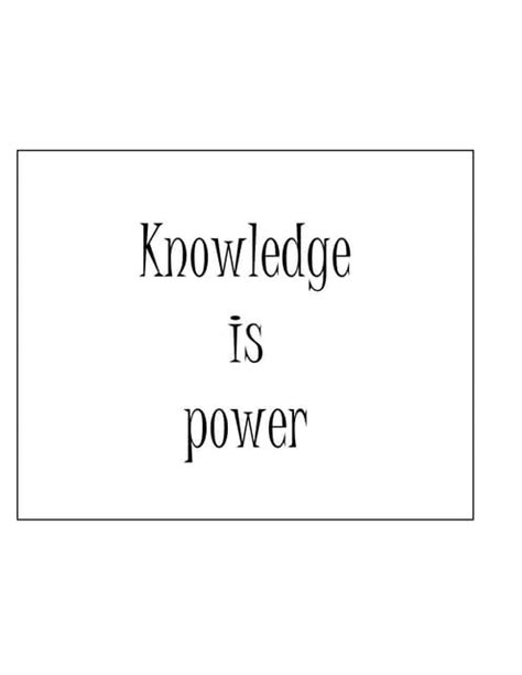 Knowledge is power | PDF