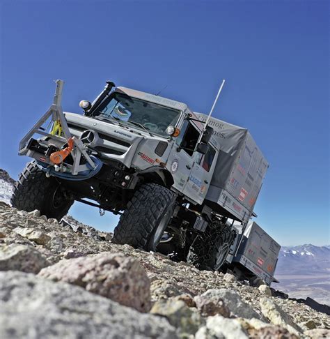 Mercedes Benz Unimog Truck Sets World Altitude Record While Assisting