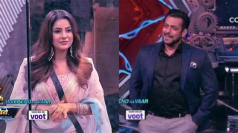 Bigg Boss 14 Salman Khan Can T Stop Smiling As Shehnaaz Gill Returns