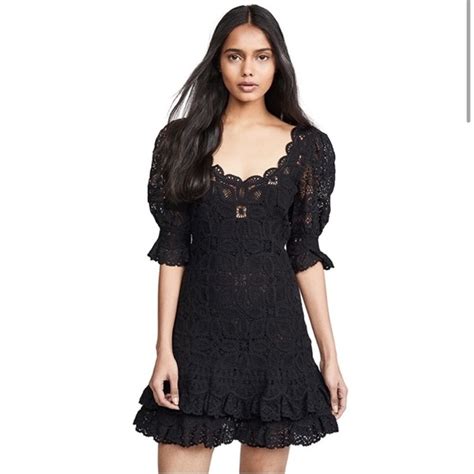 Jonathan Simkhai Dresses Jonathan Simkhai Black Guipure Crochet