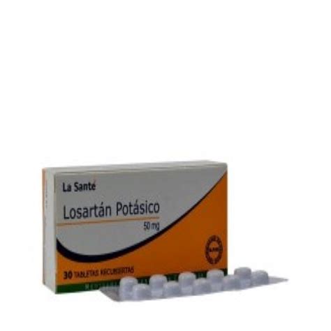 Losartan 50 Mg 30 Tabletas Ls Tu Droguería En Línea