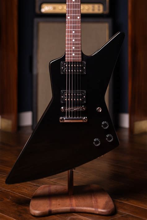 Gibson 80s Explorer Solidbody Electric Guitar Ebony Walt Grace Vintage