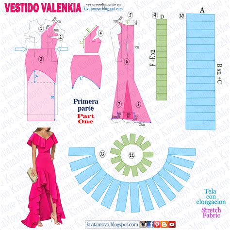 Kivita Moyo Vestido Valenkia En Patrones De Costura De Barbie