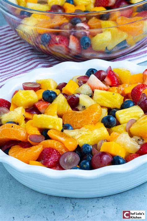 How To Make Amazing Fruit Salad Chef Lola S Kitchen