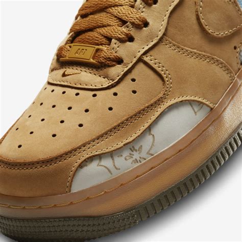 Nike Air Force Low Wheat Mocha Dq Release Date Sbd