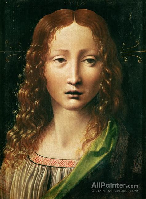 Leonardo Da Vinci Head Of The Saviour Oil Painting Reproductions for ...