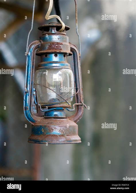 Rusty Old Lamp Hi Res Stock Photography And Images Alamy