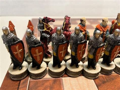Rome Vs Egypt Chess Set With Wooden Board Etsy