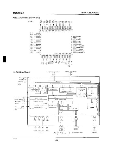 Tmp C Af Datasheet Pages Toshiba Cmos Bit Microcontroller