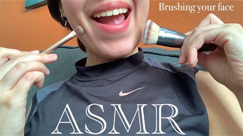 Asmr Gently Brushing Your Face Youtube