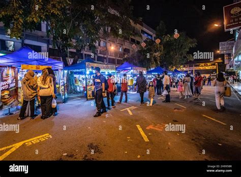 Gaya Street Night Market Kota Kinabalu Sabah Borneo Malaysia Stock