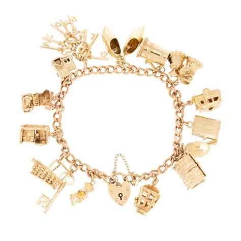 Vintage 9ct Gold Charm Bracelet Bracelets From Cavendish Jewellers Ltd Uk