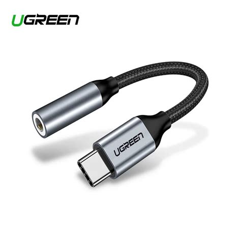 Ugreen Adaptador De Auriculares Tipo C Con Conector 35 Cable De Audio