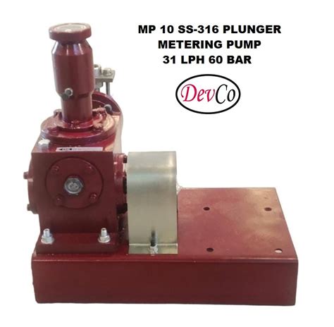 Pompa Dosing Mp Ss Plunger Metering Pump Lph Bar