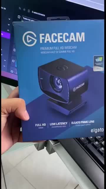 C Mara Web Elgato Facecam Full Hd Fps Color Negro Env O Gratis