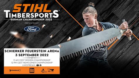 Stihl Timbersports German Championship Women Newcomer Youtube