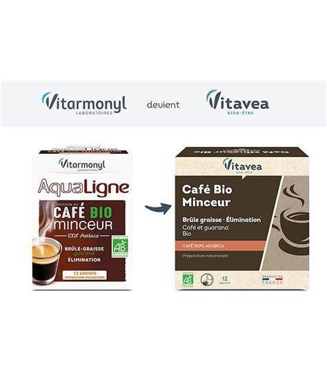 Vitavea Produit amincissant Café Minceur Bio 12 sachets de 2 g 24g