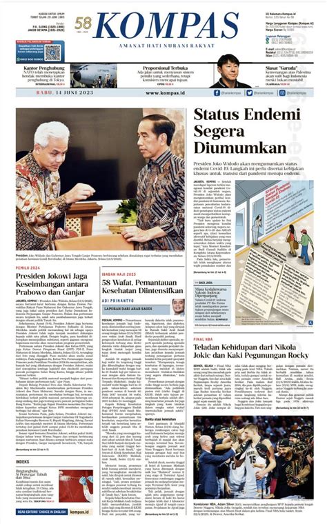 Harian Kompas On Twitter Selamat Pagi Sahabat Kompas Presiden Joko