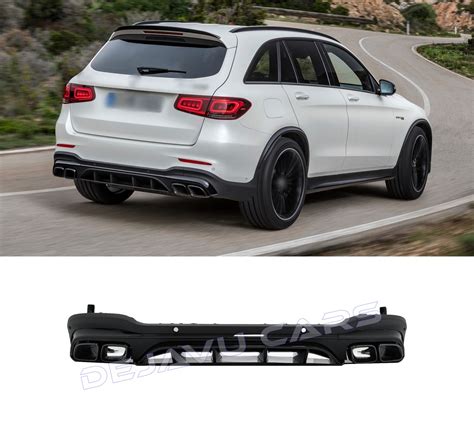 Facelift GLC 63 AMG Look Diffusor für Mercedes Benz GLC X253 SUV