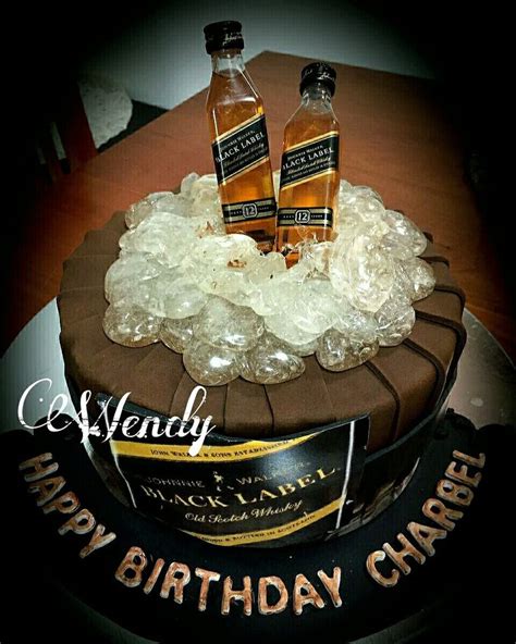 Black Label Cake Wendys Sweet Cake Cake Birthday Cake 40th