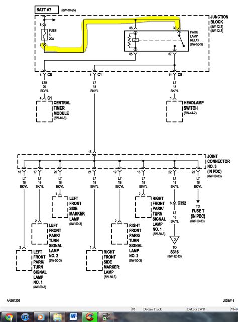 How To Install Trailer Wiring To Dodge Dakota Rear Light Diagram