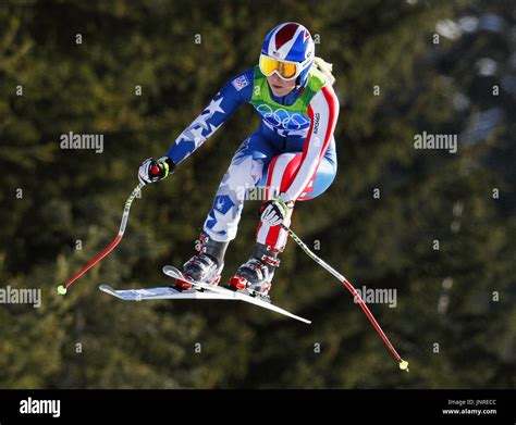 Whistler Canada Lindsey Vonn Of The United States Jumps During The