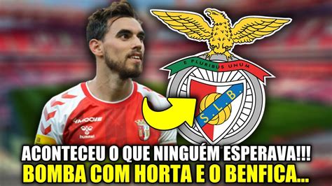 BOMBA DE ÚLTIMA HORA CONTRATAÇÃO DE RICARDO HORTA NOTICIAS DO BENFICA