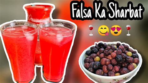 Falsa Sharbat Recipe In Hindi Easy Summer Drink Youtube