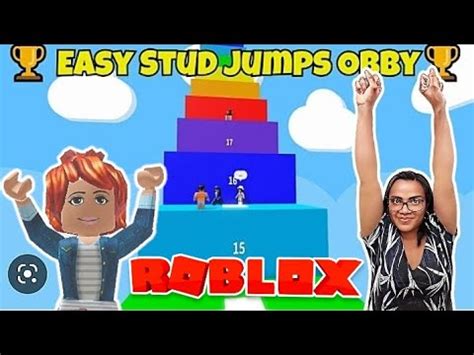 Roblox Easy Stud Jumps Obby Gameplay Ang Lica Ramos Youtube