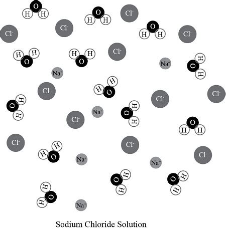 drawing   particles   nacl solution  show