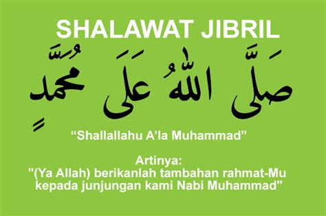 Bacaan Sholawat Jibril, Manfaat serta Artinya - Nawacita