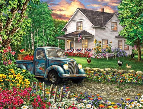 Simpler Times 500 Pieces Springbok Puzzle Warehouse