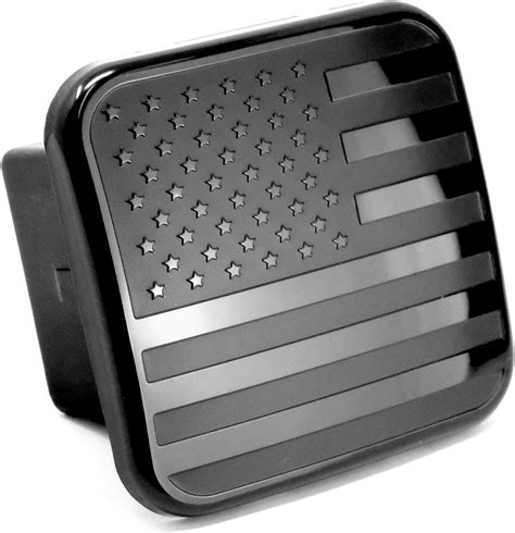 Amazon Everhitch Usa Black Metal Flag Hitch Plug Cover Fits