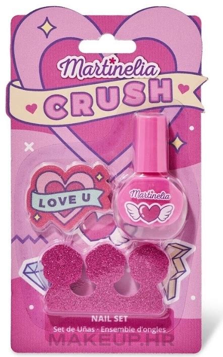 Martinelia Crush Nails Set za njegu noktiju ružičasti Makeup hr