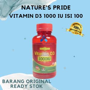 Jual NATURE S NATURES NATURE PRIDE VITAMIN D3 VIT D 1000IU 1000 IU