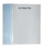 Buy Shining Zon Stick File Folder Report Sliding Bar Cover Strip File