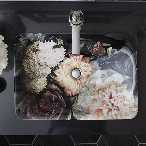 Floral Bathroom Sinks Rispa