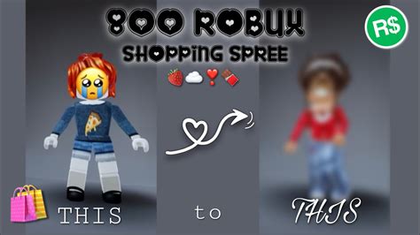 800 Robux Shopping Spree 🍓☁️ ️🍫 Siennacouture Youtube